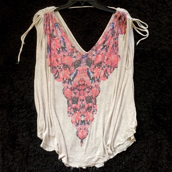 Gorgeous FREE PEOPLE flowy top XS /Extra Small - Picture 1 of 4